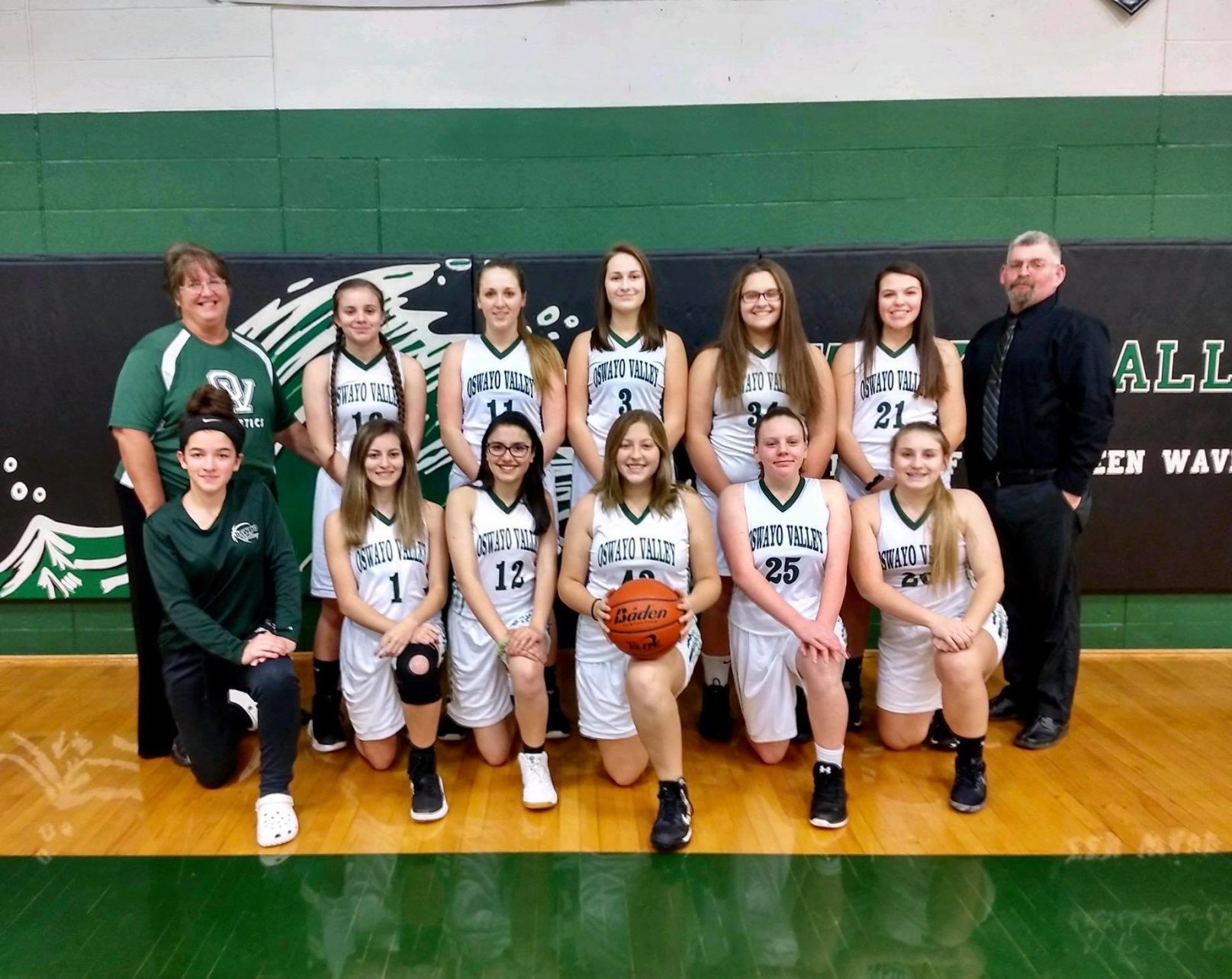 Oswayo Valley Girls Basketball Team Photo